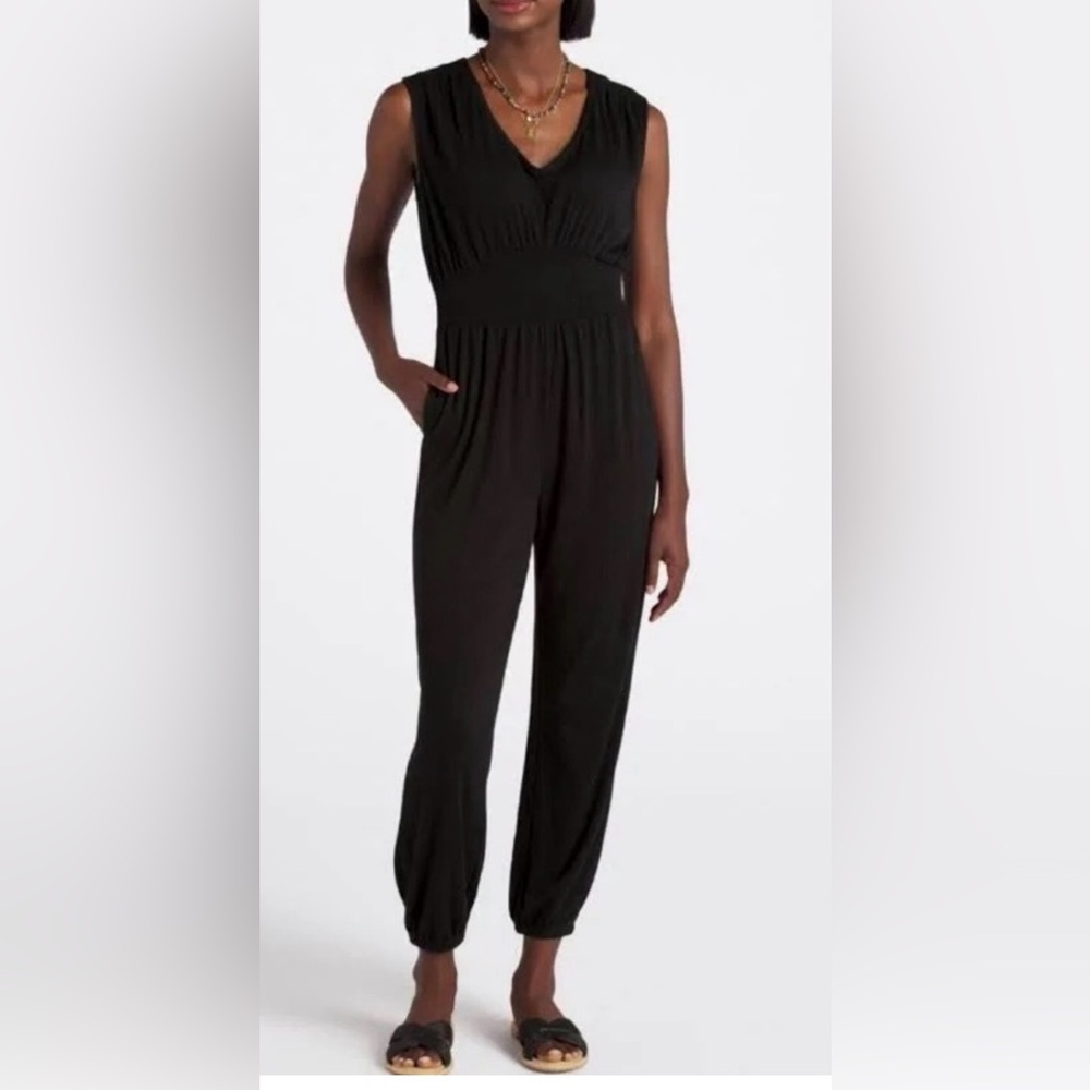 Z Supply Classic Black Jumpsuit NWT Size Large